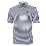  Virginia Cutter And Buck Striped Virtue Eco Pique Polo