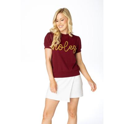 Florida State Stewart Simmons The Glitter Script Sweater