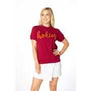  Virginia Tech Stewart Simmons The Glitter Script Sweater