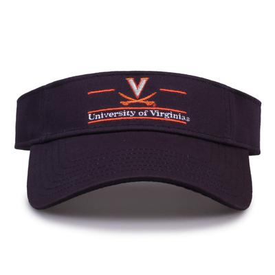 Virginia The Game Circle Split Bar Velcro Visor