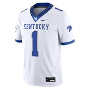  Kentucky Nike # 1 Road Game Jersey