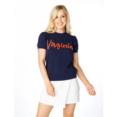 Virginia Stewart Simmons The Glitter Script Sweater Tee