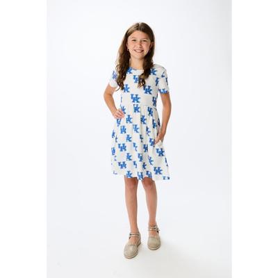 Kentucky Stewart Simmons Girls Pocket Dress