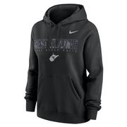  West Virginia Women's Nike Built On Bravery Club Fleece Hoodie