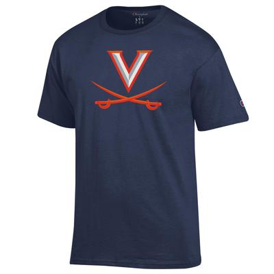 Virginia Champion Giant V-Sabre Logo Tee