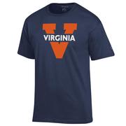  Virginia Champion Giant Block V Tee