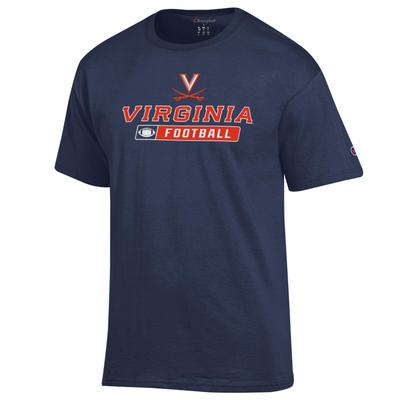 Virginia Champion Basic Football Tee