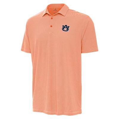 Auburn Antigua Twine Polo MANGO/WHT