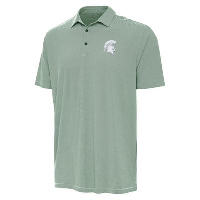 Michigan State Antigua Twine Polo