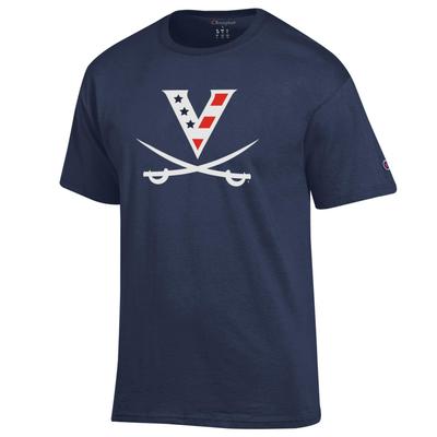 Virginia Champion Giant V-Sabre Americana Tee