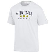  Virginia Hoos Champion Arch Softball Tee