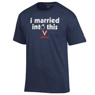 Virginia Hoos Champion I Married Into This Tee