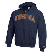  Virginia Champion Arch Full Zip Hoodie