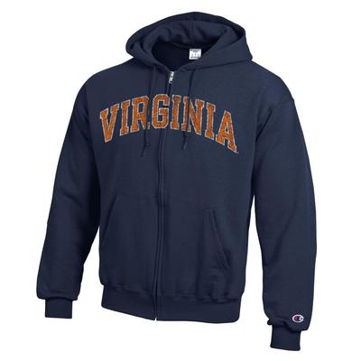 Virginia Champion Arch Full Zip Hoodie