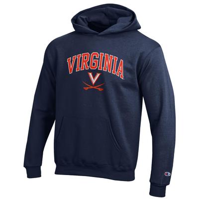 Virginia Champion YOUTH Arch with Logo Hoodie