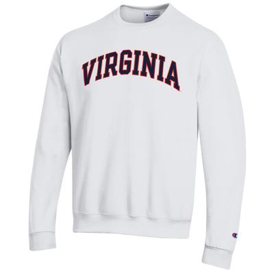 Virginia Champion Men's Arch Fleece Sweatshirt WHITE