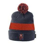  Virginia Youth Nike Waffle Knit Pom Cuff Beanie