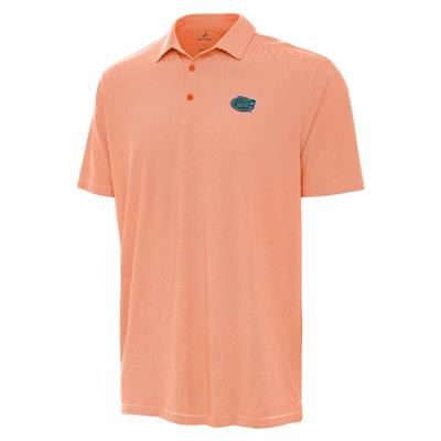 Florida Antigua Twine Polo MANGO/WHT