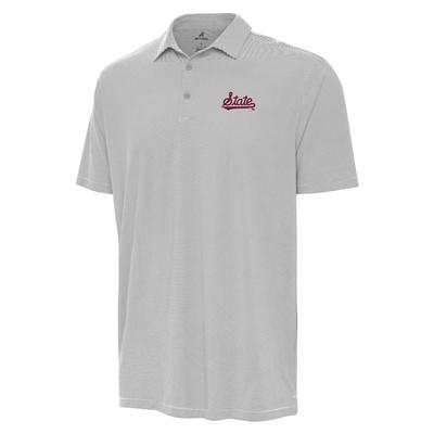 Mississippi State Antigua Twine Script Polo