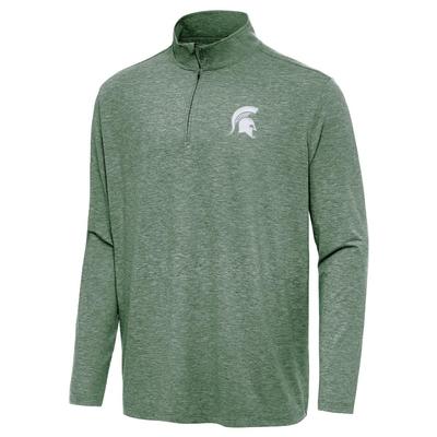 Michigan State Antigua Hunk 1/4 Zip Pullover