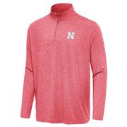  Nebraska Antigua Hunk 1/4 Zip Pullover