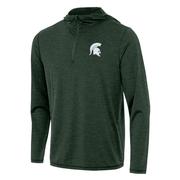  Michigan State Antigua Tidy 1/4 Zip Pullover Hoodie