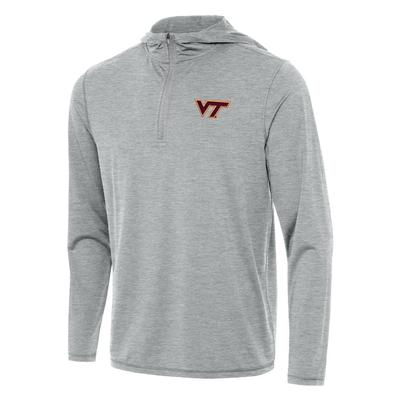 Virginia Tech Antigua Tidy 1/4 Zip Pullover Hoodie