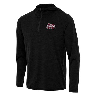 Mississippi State Antigua Tidy 1/4 Zip Pullover Hoodie