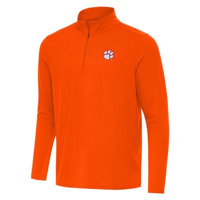 Clemson Antigua Intent 1/4 Zip Pullover MANGO