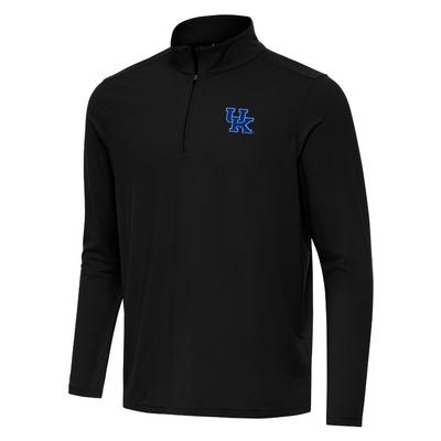 Kentucky Antigua Intent 1/4 Zip Pullover BLACK