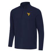  West Virginia Antigua Intent 1/4 Zip Pullover