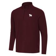  Mississippi State Antigua Intent Bulldog 1/4 Zip Pullover