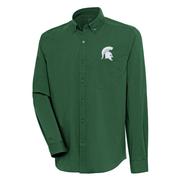  Michigan State Antigua Flight Long Sleeve Woven