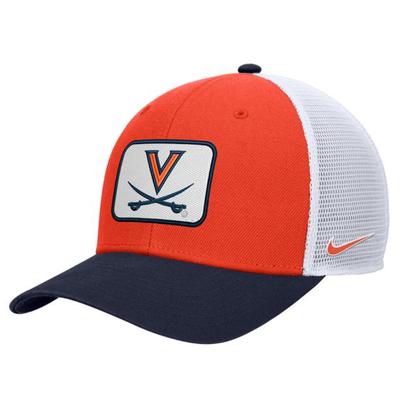 Virginia Nike V-Sabre Patch Rise Dri-fit Wool Trucker Hat