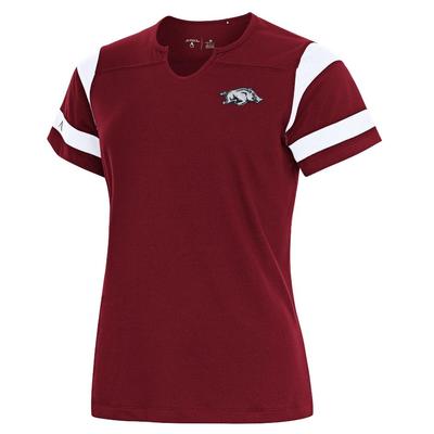 Arkansas Antigua Women's Encounter Knit Top