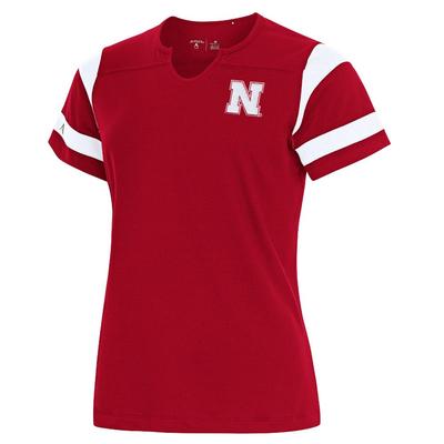 Nebraska Antigua Women's Encounter Knit Top