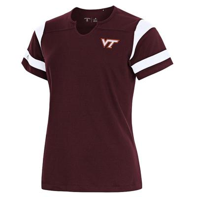 Virginia Tech Antigua Women's Encounter Knit Top