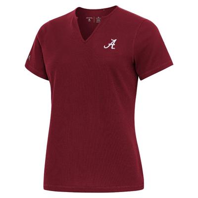 Alabama Antigua Women's Traveler Rib Top