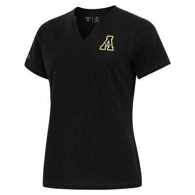 App State Antigua Women's Traveler Rib Top