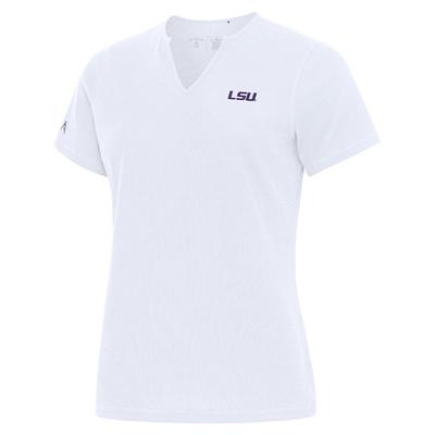 LSU Antigua Women's Traveler Rib Top