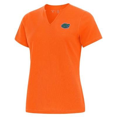 Florida Antigua Women's Traveler Rib Top MANGO