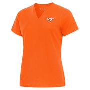  Virginia Tech Antigua Women's Traveler Rib Top