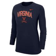  Virginia Nike Women's Cotton Long Sleeve Tee