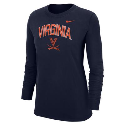 Virginia Nike Women's Cotton Long Sleeve Tee