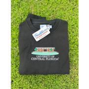  Ucf Campus Building Embroidered Crew