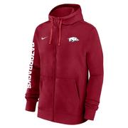  Arkansas Nike Team Issue Full Zip Club Hoodie