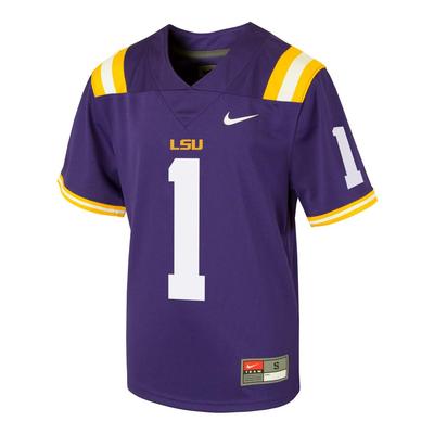 LSU Nike YOUTH Replica #1 Jersey