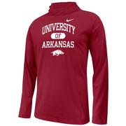  Arkansas Nike Youth Cotton Hoodie Tee