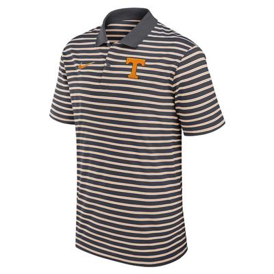 Tennessee Nike Victory Stripe Polo ANTH/ORG/WHT