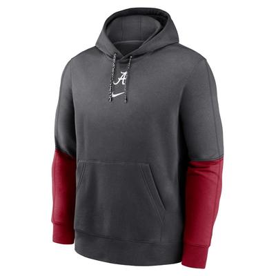 Alabama Nike Team Issue Club Hoodie ANTHRACITE